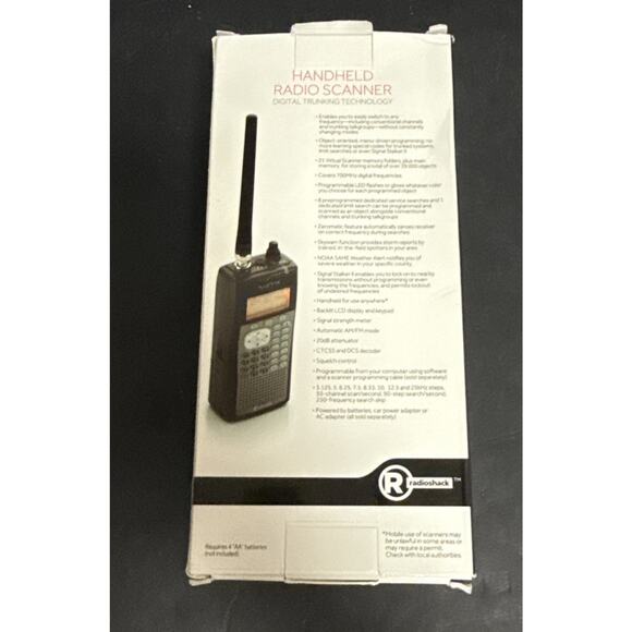 Radio Shack Pro-651 Digital Trunking Scanner Battery Pack Manual Tested Video - Picture 15 of 15